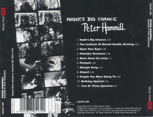 Peter Hammill - Nadir's Big Chance (Reissue, Remastered) (1975/2006)