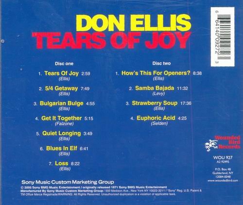 Don Ellis - Tears Of Joy (1971) CD Rip