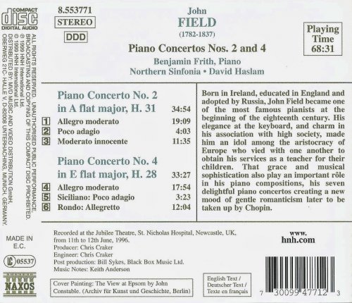 Benjamin Frith - John Field: Piano Concertos Nos. 2 & 4 (1999)