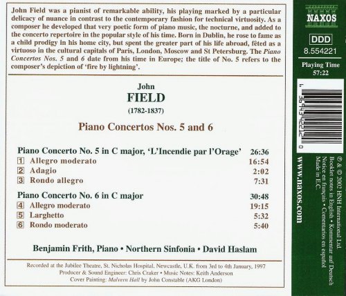 Benjamin Frith - John Field: Piano Concertos Nos. 5 & 6 (2002)