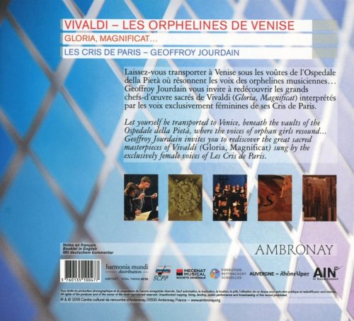 Les Cris de Paris, Geoffroy Jourdain - Vivaldi: Les Orphelines de Venise (2015) [Hi-Res]