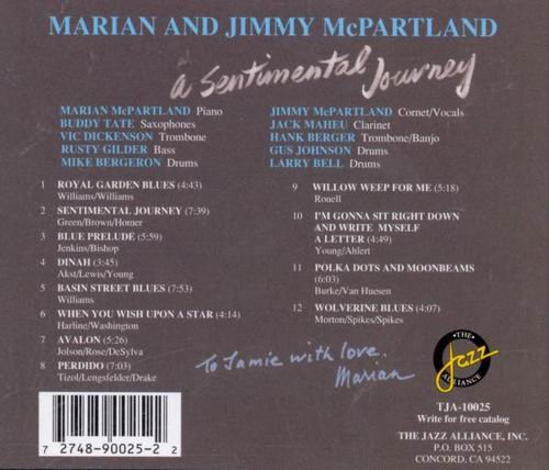 Marian and Jimmy McPartland - A Sentimental Journey (1973)