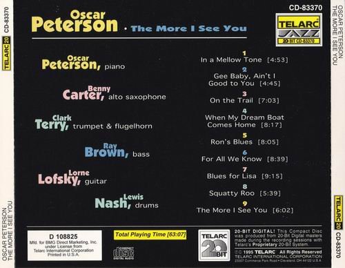 Oscar Peterson, Clark Terry, Benny Carter, Ray Brown - The More I See You (1995)