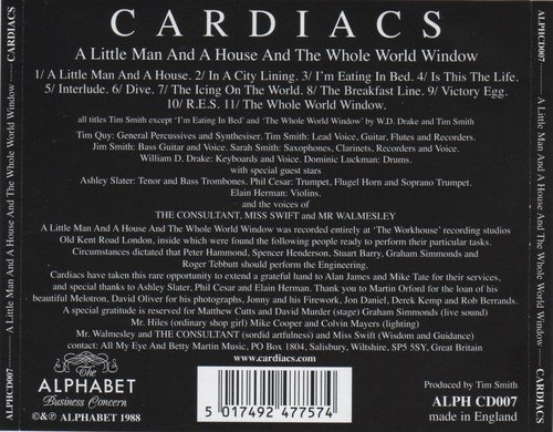 Cardiacs - A Little Man And A House And The Whole World Window (Reissue) (1988)