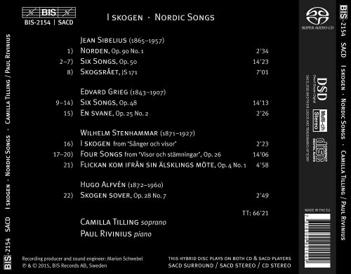 Camilla Tilling, Paul Rivinius - I skogen: Nordic Songs (2015) Hi-Res