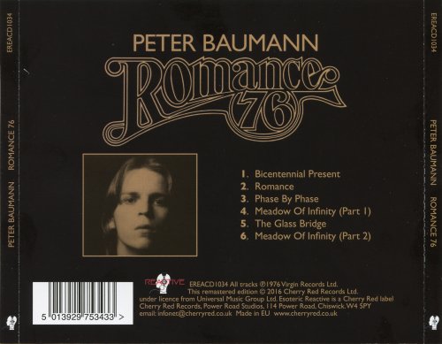 Peter Baumann - Romance '76 (1976) [2016]