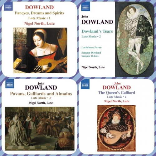 Nigel North - John Dowland - Lute Music Volume 1-4 (2006-2009)