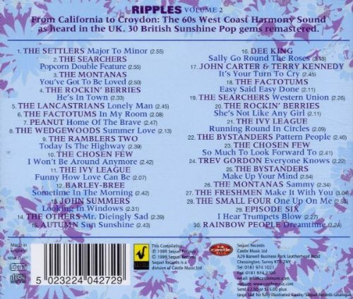 Various Artist - Dreamtime (British Sunshine Pop) (Ripples Volume 2) (Remastered) (1999)