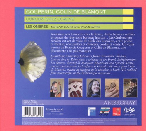 Les Ombres, Margaux Blanchard, Sylvain Sartre - Couperin & Colin de Blamont: Concert chez la Reine (2010) [Hi-Res]