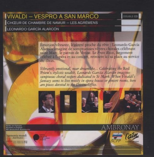 Chœur de Chambre de Namur, Les Agrémens, Leonardo García Alarcón - Vivaldi: Vespro a San Marco (2010) [Hi-Res]