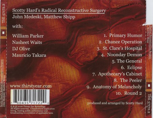 John Medeski, Matthew Shipp - Scotty Hard's Radical Reconstructive Surgery (2006)