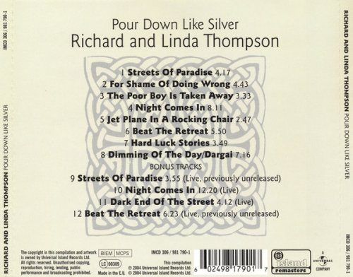 Richard & Linda Thompson - Pour Down Like Silver (Reissue, Remastered) (1975/2004)