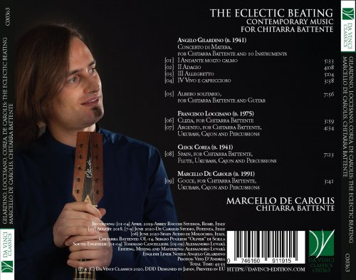 Marcello De Carolis - The Eclectic Beating (Contemporary Music for Chitarra Battente) (2021)