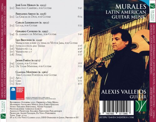 Alexis Vallejos - Murales: Latin American Guitar Music (2021)