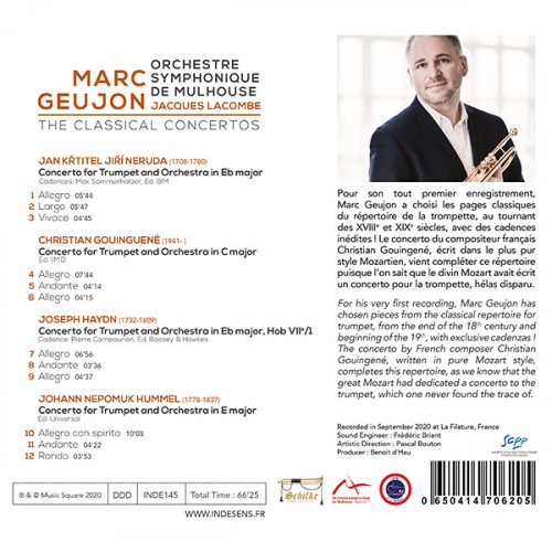 Marc Geujon, Orchestre Symphonique de Mulhouse, Jacques Lacombe - The Classical Concertos (2021) [Hi-Res]