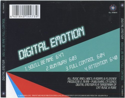 Digital Emotion - You'll Be Mine & Full Control (2020)