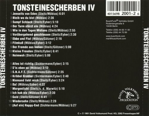 Ton Steine Scherben ‎– Ton Steine Scherben IV (Reissue, Remastered) (1981)