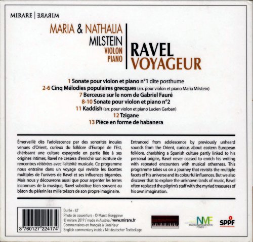 Nathalia Milstein & Maria Milstein - Ravel Voyageur (2019) CD-Rip