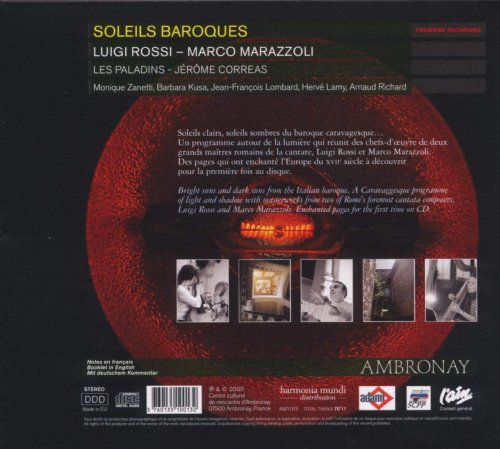 Les Paladins, Jérôme Corréas - Rossi & Marazzoli: Soleils baroques (2008) [Hi-Res]