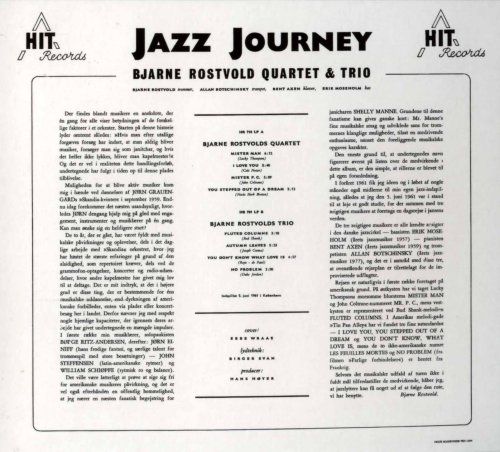 Bjarne Rostvold - Jazz Journey (1961/2008)
