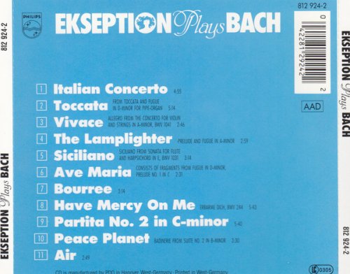 Ekseption - Ekseption Plays Bach (1995)
