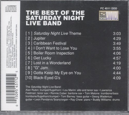 The Saturday Night Live Band - Live from New York!: The Best of The Saturday Night Live Band (1991)