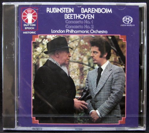 Arthur Rubinstein, Daniel Barenboim - Beethoven Piano Concertos 1 & 2 (1976) [2018 SACD]