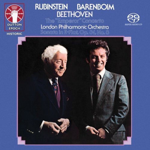 Arthur Rubinstein, Daniel Barenboim - Beethoven Piano Concertos 5 & Sonata No. 18 (1976) [2019 SACD]