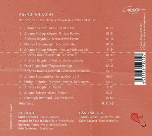 Paper Kite - Abend-Andacht (Reflections on the Thirty-Year War in Poetry and Music) (2021) [Hi-Res]