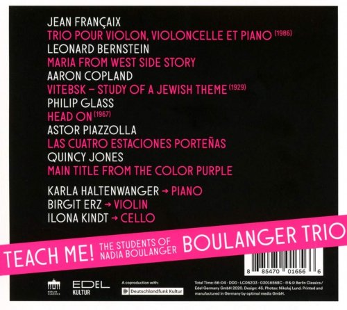 Boulanger Trio - Teach Me! (The Students of Nadia Boulanger) (2021) [Hi-Res]