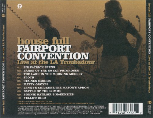 Fairport Convention - House Full Live At The LA Troubador (2001)