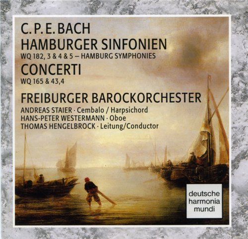 Andreas Staier, Hans-Peter Westermann - C.P.E. Bach: Hamburg symphonies, Concertos (1990) CD-Rip