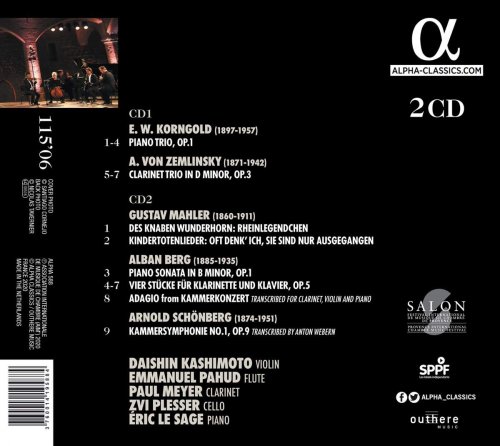 Daishin Kashimoto, Emmanuel Pahud, Paul Meyer, Zvi Plesser, Eric Le Sage - Vienne 1900 (2020) CD-Rip