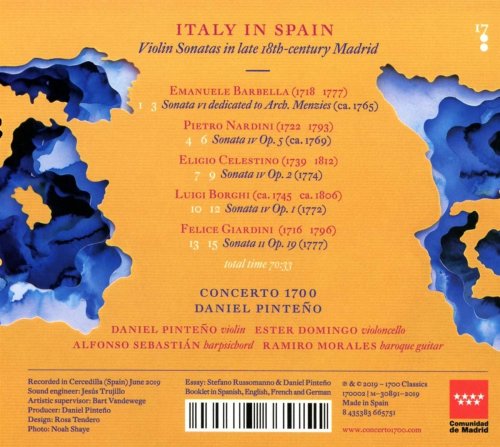 Concerto 1700 & Daniel Pinteño - Italy in Spain: Violin Sonatas in late 18th-Century Madrid (2019)