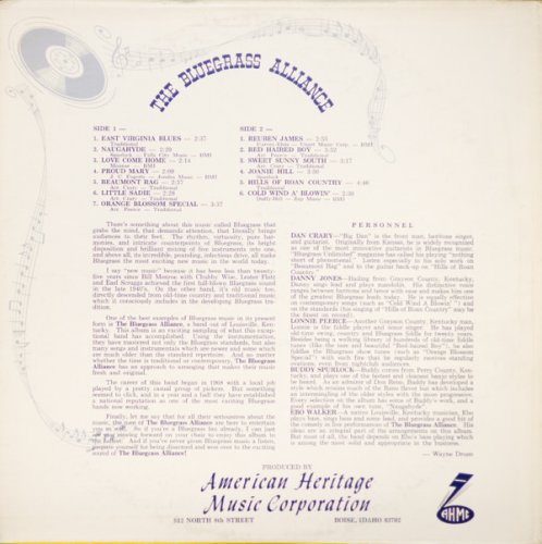The Bluegrass Alliance - The Bluegrass Alliance (1969)
