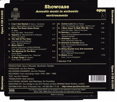 VA - Opus3 Showcase (2000) [SACD]