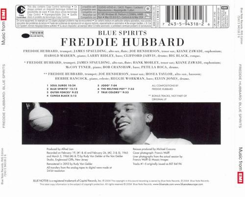 Freddie Hubbard - Blue Spirits (1965) {RVG Edition} 320 kbps+CD Rip