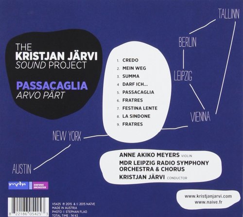 MDR Leipzig Radio Symphony Orchestra & Chorus, Kristjan Järvi, Anne Akiko Meyers - Pärt: The Kristjan Järvi Sound Project - Passacaglia (2015) [Hi-Res]