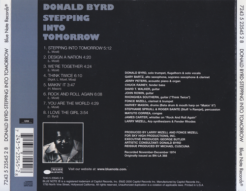 Donald Byrd - Stepping Into Tomorrow (1974) CD Rip