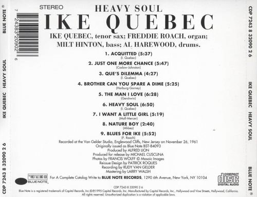 Ike Quebec - Heavy Soul (1962)