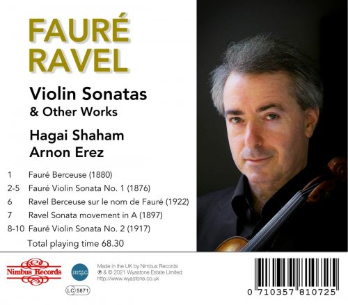 Hagai Shaham - Fauré & Ravel: Violin Sonatas and Other Works (2021)