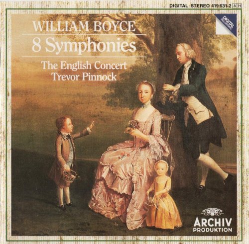 Trevor Pinnock, The English Concert - William Boyce: 8 Symphonies (1987)