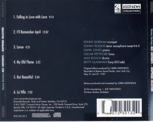 Kenny Dorham with Sonny Rollins - Jazz Contrasts (2007)