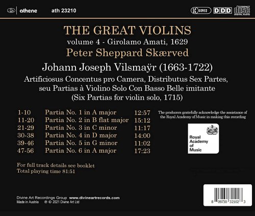 Peter Sheppard Skærved - The Great Violins, Vol. 4 (2021) [Hi-Res]