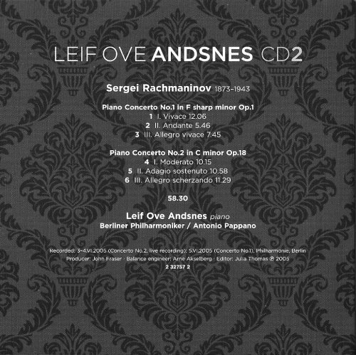 Leif Ove Andsnes - Rachmaninov: Piano Concerto Nos. 1 & 2 (2005)