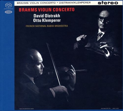 David Oistrakh, Klemperer & French National Radio Orchestra - Brahms Violin Concerto, Beethoven Triple Concerto (2019) [SACD]