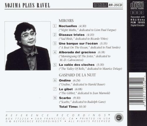 Minoru Nojima - Nojima Plays Ravel (HDCD) (1990)