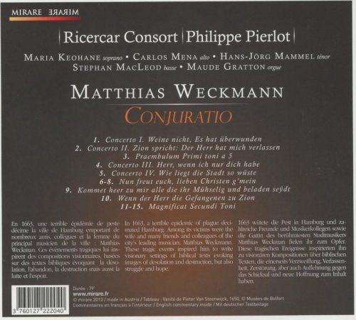 Ricercar Consort & Philippe Pierlot - Matthias Weckmann: Conjuratio (2013) [Hi-Res]