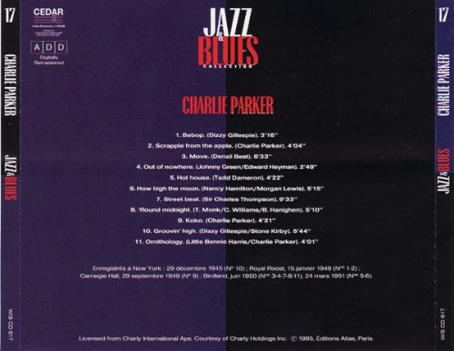 Charlie Parker - Jazz & Blues Collection (1995)