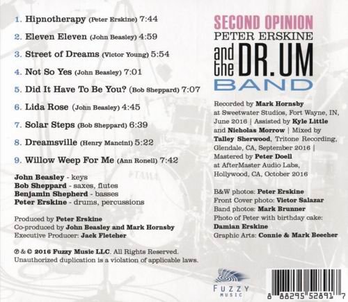 Peter Erskine And The Dr. Um Band - Second Opinion (2017) CD Rip